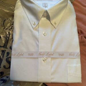 Gold Label Fitted White Dress Shirt purchased from Dillards.